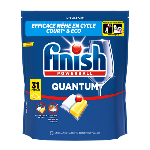 Capsule vaisselle FINISH quantum citron x31