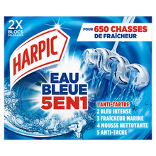 Eau bleue HARPIC x2