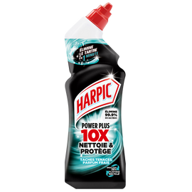 Gel wc power+ tâches tenace 35% plastique recyclé HARPIC 750ml