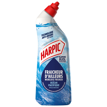 Gel fraîcheur d'ailleurs océan pacifique HARPIC 750ml