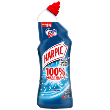 Gel wc power plus 100% détartrant 5min chrono HARPIC 750ml