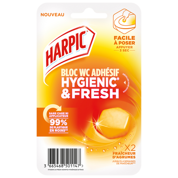 Harpic Hygienic & Fresh Fraicheur d'agrumes x2