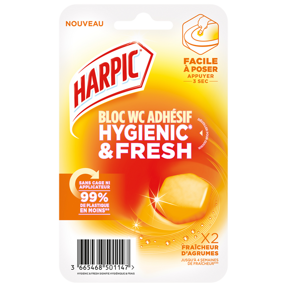 Harpic Hygienic & Fresh Fraicheur d'agrumes x2