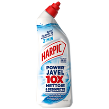 Nettoyant wc gel javel ultra blancheur Harpic flacon 750ml