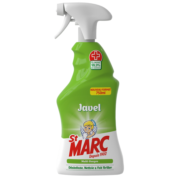 Nettoyant ménager pistolet javel ST MARC spray 750ml