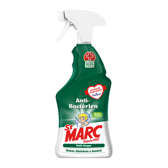 Nettoyant menager pistolet anti-bactérien ST MARC spray 750ml