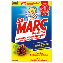 Lessive poudre à la résine de pin Saint Marc paquet 1,4kg