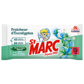 Lingettes fraicheur eucalyptus ST MARC x42