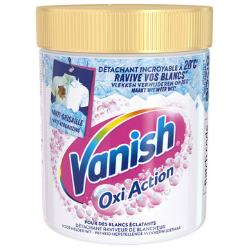 Détachant oxi action poudre blanc VANISH 470g