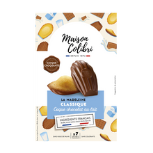 Madeleines classique coque chocolat lait COLIBRI 182g