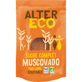 Sucre complet muscovado Bio ALTER ECO - Sachet 500g