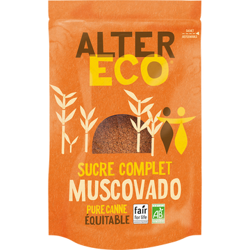 Sucre complet muscovado Bio ALTER ECO - Sachet 500g
