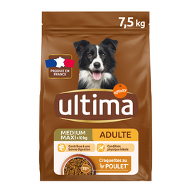 Croquettes repas Equilibré Bien-être Ultima pour chien 7,5kg