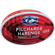 Pilchard harengs tomate & huile msc PETIT PIERRE 1/2 367g