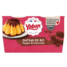 Gâteau de riz au chocolat YABON, 4x125g