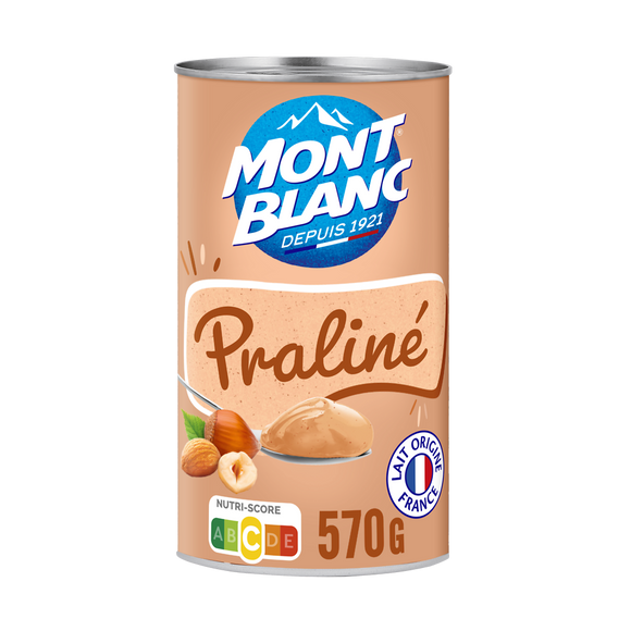 Crème dessert Boîte Praliné MONT BLANC, 570g