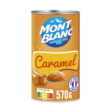Crème dessert Boîte Caramel MONT BLANC, 570g