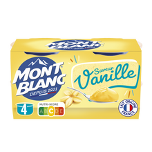 Crème dessert Coupelles Vanille MONT BLANC, 4x125g