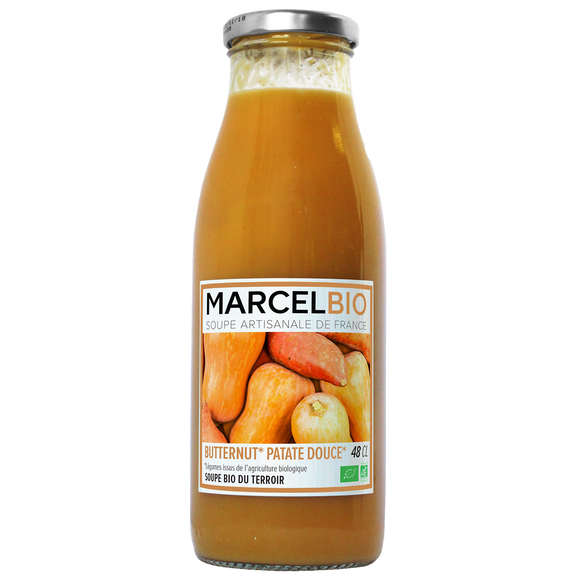 Soupe de légumes Butternut/patate douce Marcel bio 48cl