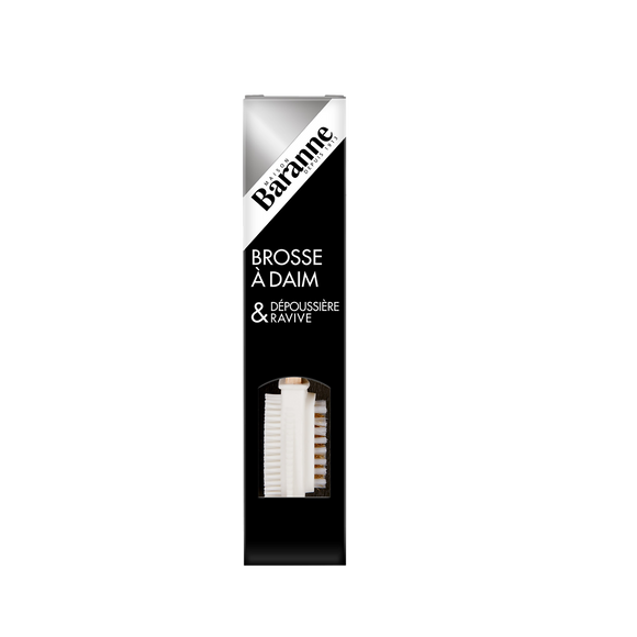 Brosse à daim dépoussière et ravive BARANNE