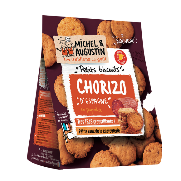 Biscuits charcuterie Chorizo MICHEL ET AUGUSTIN 90g