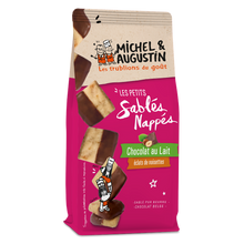 Sablés nappés chocolat au lait éclats de noisettes M&A 140g