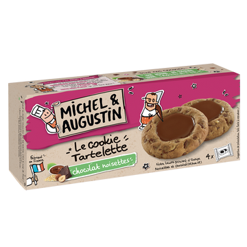Le cookie tartelette chocolat noisettes MICHEL & AUGUSTIN 115g