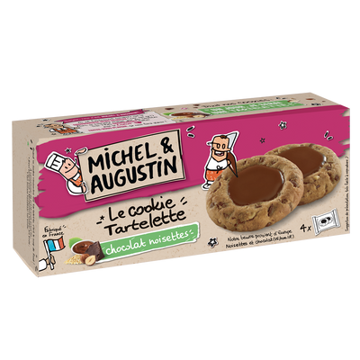 Le cookie tartelette chocolat noisettes MICHEL & AUGUSTIN 115g