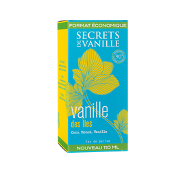 Parfum vanille des îles pack éco SECRETS DE VANILLE 110ml