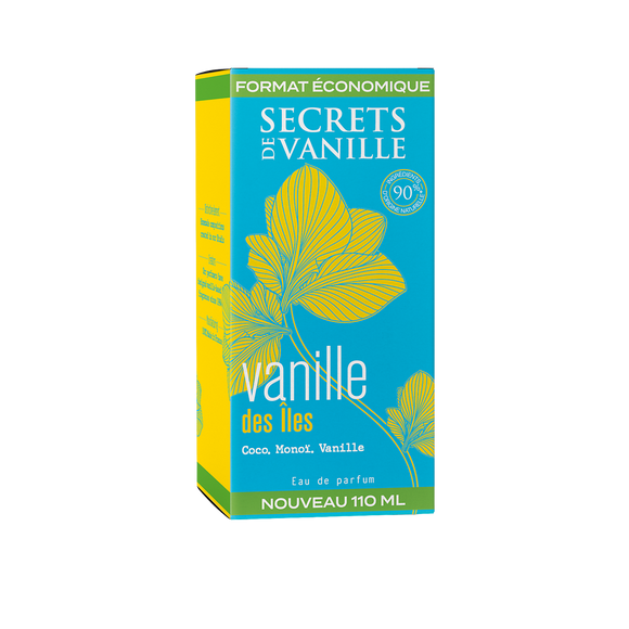 Parfum vanille des îles pack éco SECRETS DE VANILLE 110ml