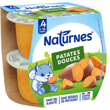 Patates Douces dès 4 mois NATURNES 2x130g