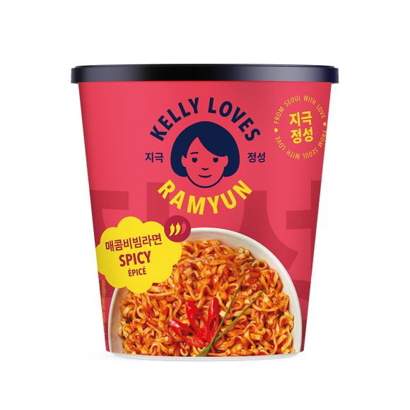 Ramyeon Spicy Cup KELLY LOVES 75g