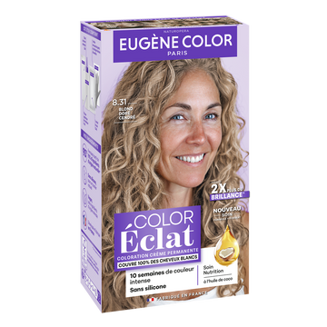 Coloration EUGENE COLOR éclat blond doré cendre 8.31