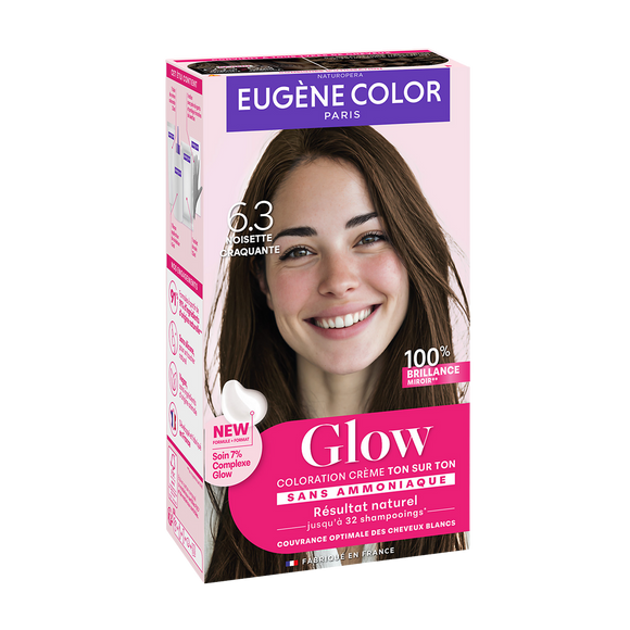 Coloration EUGENE COLOR glow noisette craquante 6.3