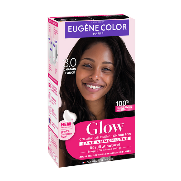 Coloration EUGENE COLOR glow 3.0 châtain foncé
