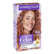 Coloration EUGENE COLOR éclat blond clair cuivre 7.42