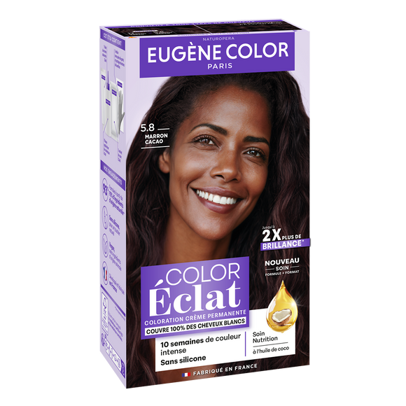 Coloration EUGENE COLOR Eclat marron cacao 5.8