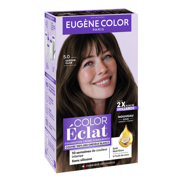 Coloration EUGENE COLOR Eclat châtain clair naturel 5.0