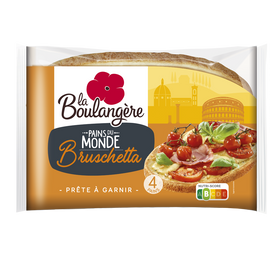 Pain bruschetta LA BOULANGERE - x4 - 400g