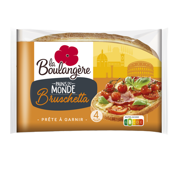 Pain bruschetta LA BOULANGERE - x4 - 400g