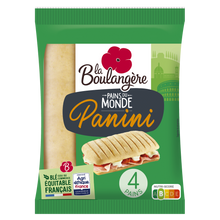 Pain panini LA BOULANGERE - x4 - 300g