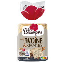 Pain de mie avoine et graines LA BOULANGERE 500g