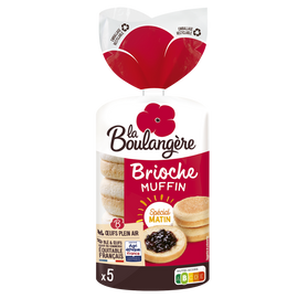 Brioche muffin LA BOULANGERE x5 250g