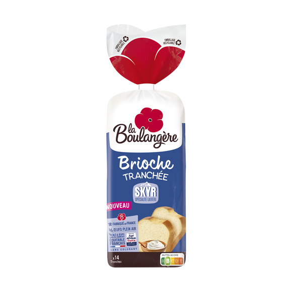 Brioche tranchée au skyr LA BOULANGERE 450g