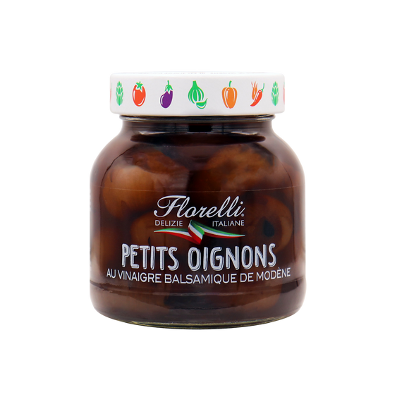 Petits oignons au vinaigre balsamique de Modène FLORELLI 290g