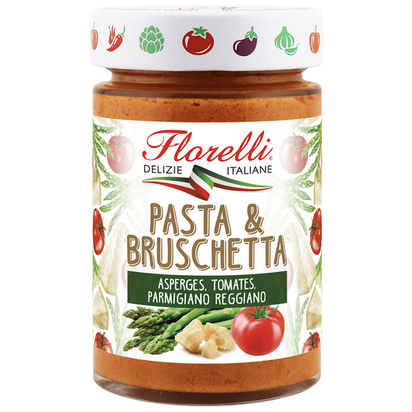 Asperges tomates parmesan FLORELLI 190g