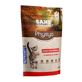 Croquettes chat adulte truite sans céréales PHYSYO - 1,5 kg