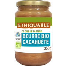 ETHIQUABLE - Beurre de cacahuètes BIO - le pot de 350g