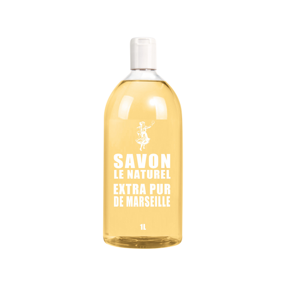 Savon Liquide Extra Pur de Marseille Recharge Universelle SAVON LE NATUREL Flacon 1000 ml