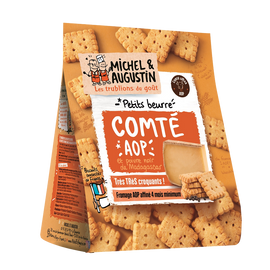 Petits beurres apéritif au comté et au poivre MICHEL & AUGUSTIN, 100g